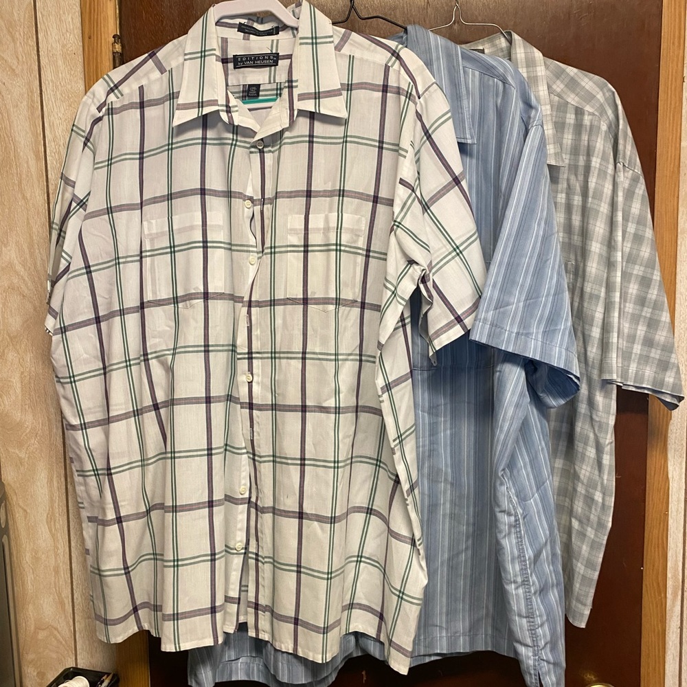 3 VanHeusen Shirts XXL